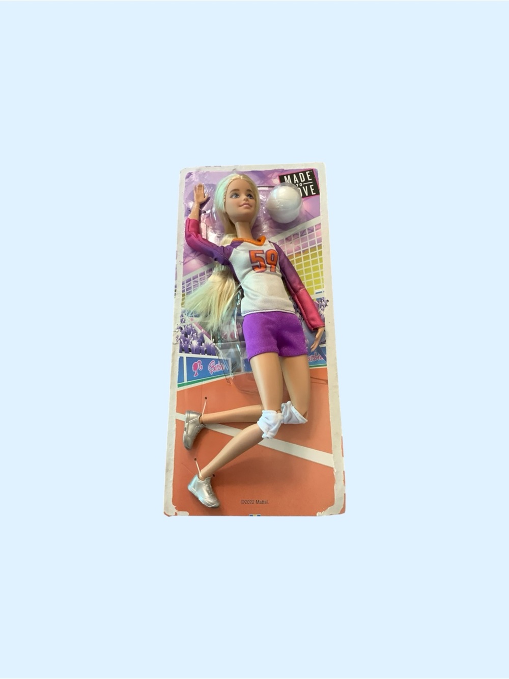 Mattel 2022 You Can Be Anything Barbie Volleyball Athlete Doll